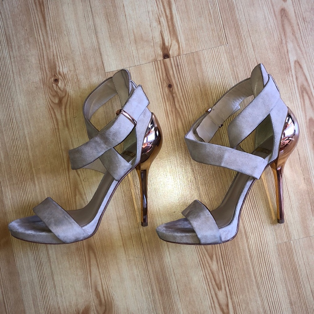 Marciano rose gold heels